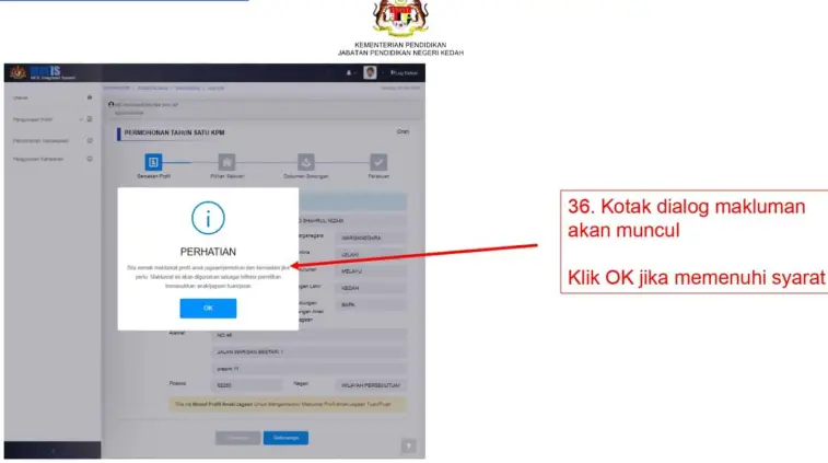 Klik OK