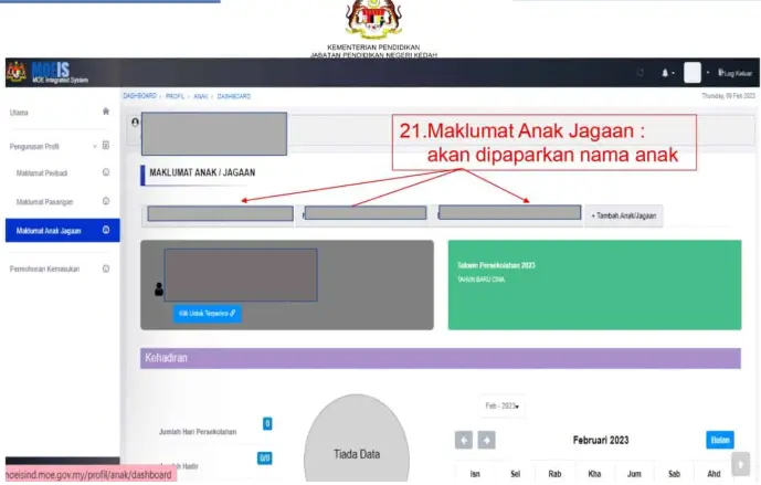 Maklumat Anak Jagaan