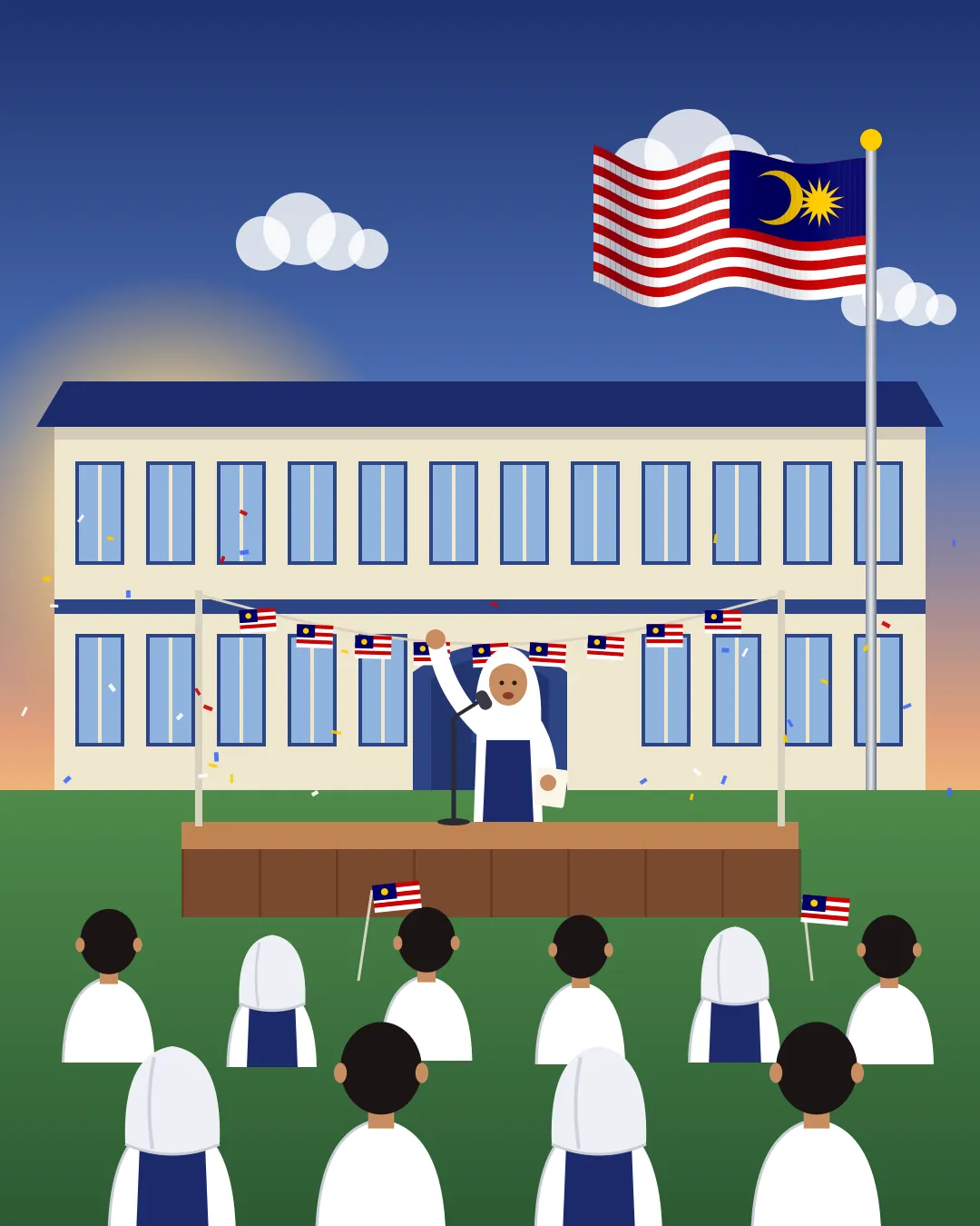 sajak kemerdekaan sekolah rendah (tahun 4)
